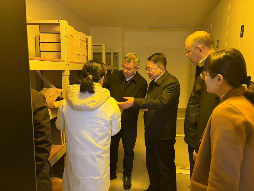 安徽省档案局馆来潜开展 “十五五” 档